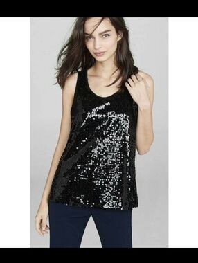 Elie Tahari sequin top